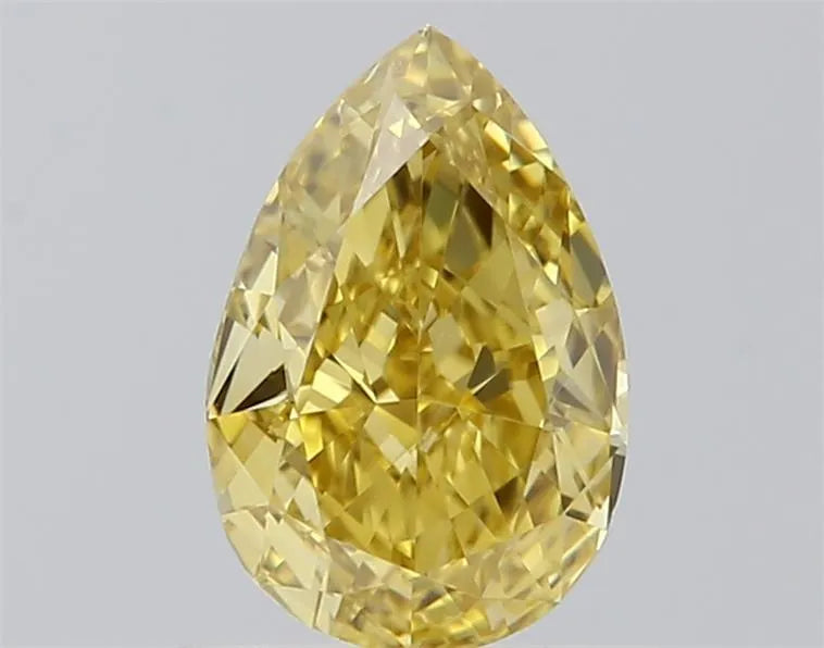 0.70ct Pear Natural Diamond (Colour Fancy Deep Brownish Yellow, Clarity VS2, GIA Certified)