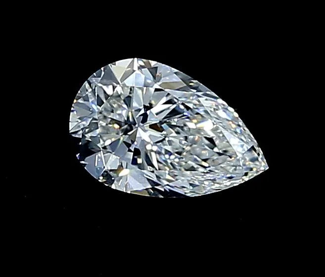 0.70ct Pear Natural Diamond (Colour H, Clarity VS2, Cut VG, GIA Certified)