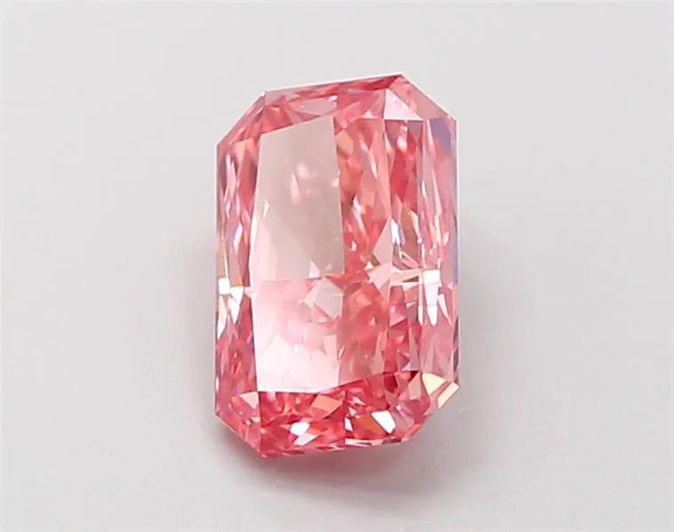 0.71ct Radiant Lab Grown Diamond (Colour Fancy Vivid Pink, Clarity VS1, Uncertified)