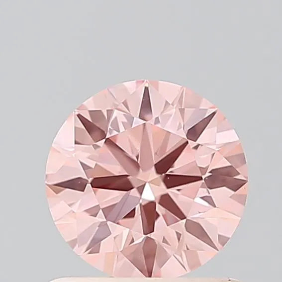 0.71ct Round Lab Grown Diamond (Colour Fancy Intense Pink, Clarity VS1, Cut ID, IGI Certified)