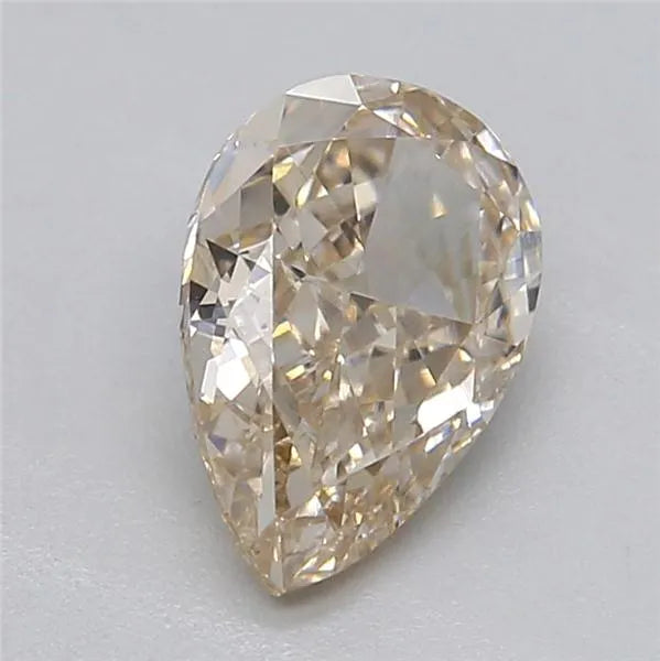 0.72ct Pear Lab Grown Diamond (Colour Very Light Brown, Clarity VS1, IGI Certified)