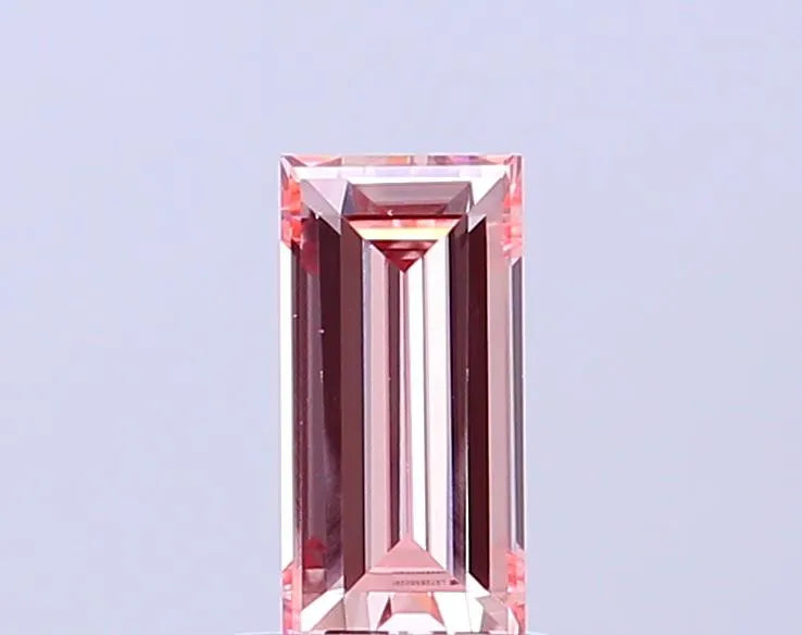 0.74ct Baguette Lab Grown Diamond (Colour Fancy Intense Pink, Clarity VS1, IGI Certified)