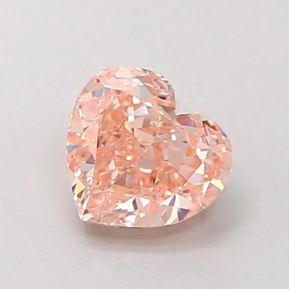 0.75ct Heart Lab Grown Diamond (Colour Fancy Pinkish Brown, Clarity VS1, IGI Certified)