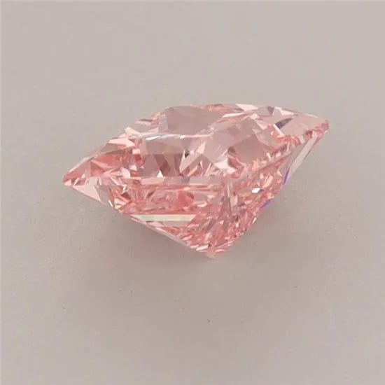 0.75ct Princess Lab Grown Diamond (Colour Fancy Vivid Pink, Clarity VS2, IGI Certified)