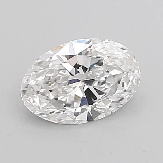 0.76ct Oval Lab Grown Diamond (Colour D, Clarity VS2, IGI Certified)