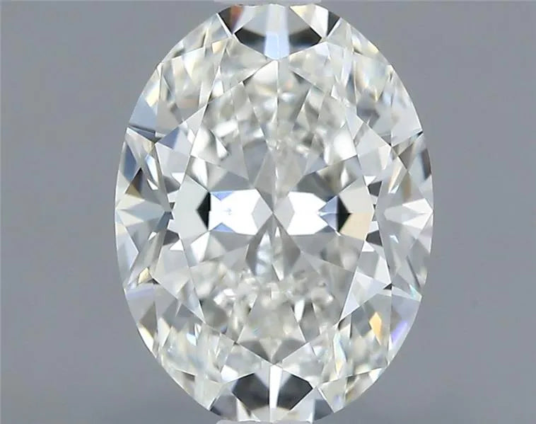 0.80ct Oval Natural Diamond (Colour H, Clarity VVS2, GIA Certified)
