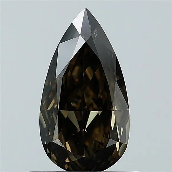 0.80ct Pear Lab Grown Diamond (Colour Fancy Deep Black, Clarity VS1, Uncertified)