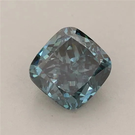 0.81ct Cushion brilliant Lab Grown Diamond (Colour Fancy Vivid Blue, Clarity VVS2, IGI Certified)