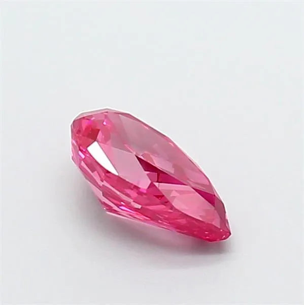 0.81ct Pear Lab Grown Diamond (Colour Fancy Vivid Pink, Clarity VVS2, IGI Certified)