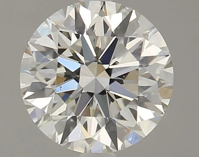 0.81ct Round Natural Diamond (Colour Faint Green, Clarity VS2, Cut EX, GIA Certified)