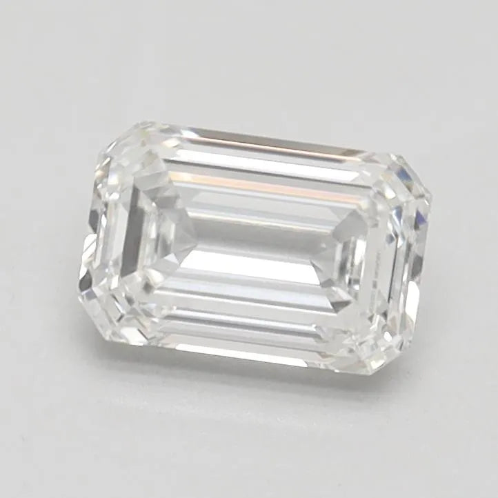 0.85ct Emerald Lab Grown Diamond (Colour F, Clarity VS1, IGI Certified)