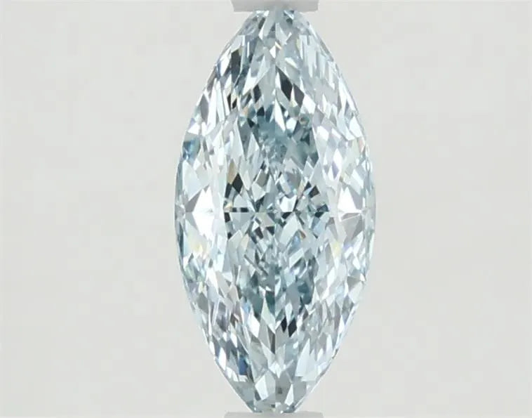 0.88ct Marquise Lab Grown Diamond (Colour Fancy Vivid Blue, Clarity VVS2, Cut VG, Uncertified)
