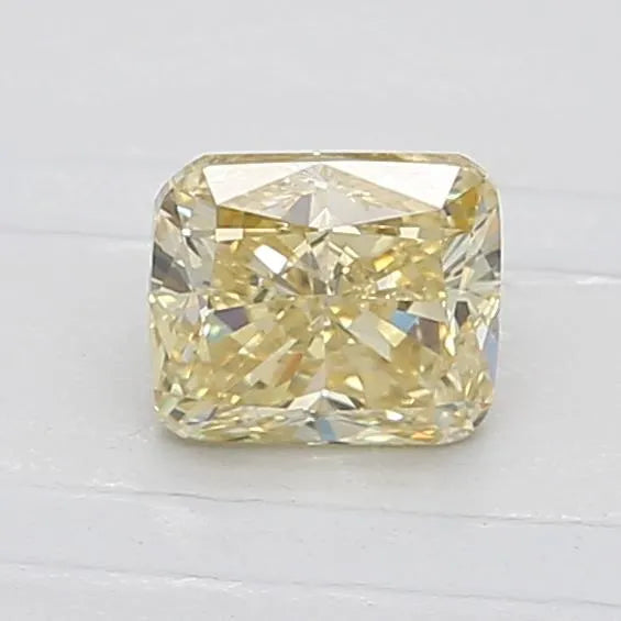 0.90ct Cushion brilliant Natural Diamond (Colour Fancy Yellow, Clarity VS1, Cut GD, GIA Certified)