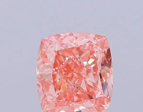 0.90ct Cushion modified Lab Grown Diamond (Colour Fancy Intense Pink, Clarity VS1, IGI Certified)