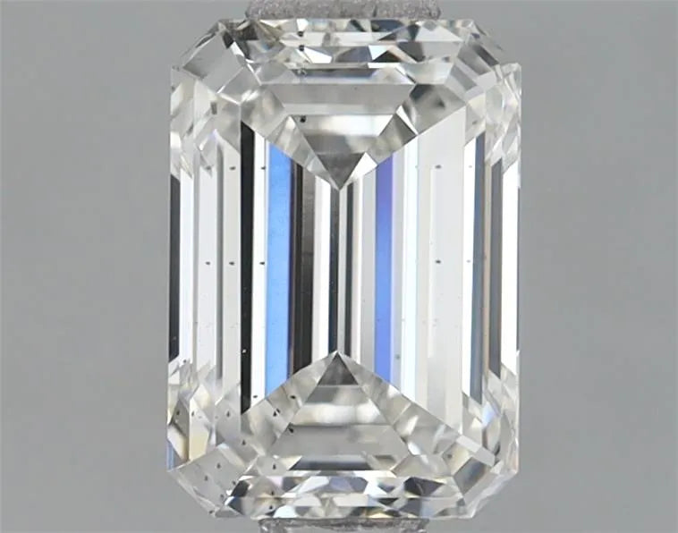 0.90ct Emerald Lab Grown Diamond (Colour F, Clarity SI1, IGI Certified)