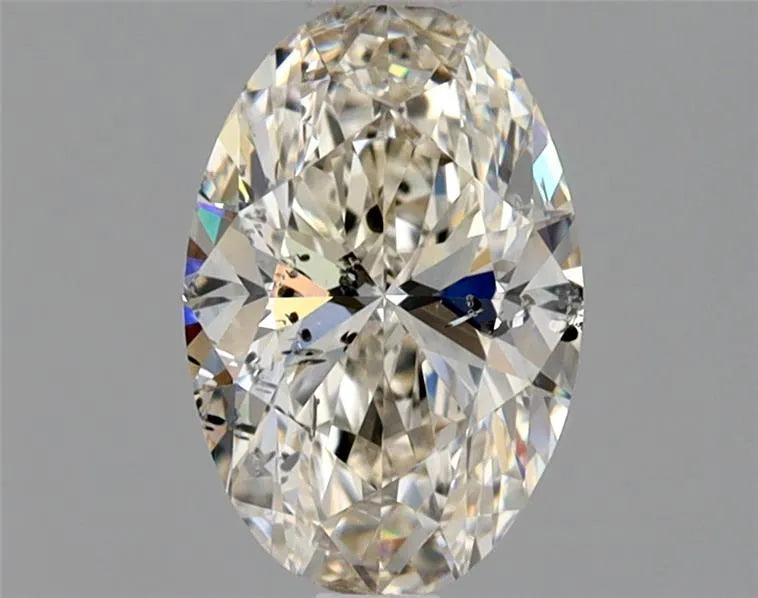 0.90ct Oval Natural Diamond (Colour H, Clarity SI2, HRD Certified)