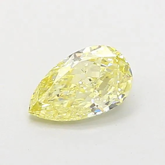 0.90ct Pear Lab Grown Diamond (Colour Fancy Vivid Yellow, Clarity VS1, Uncertified)