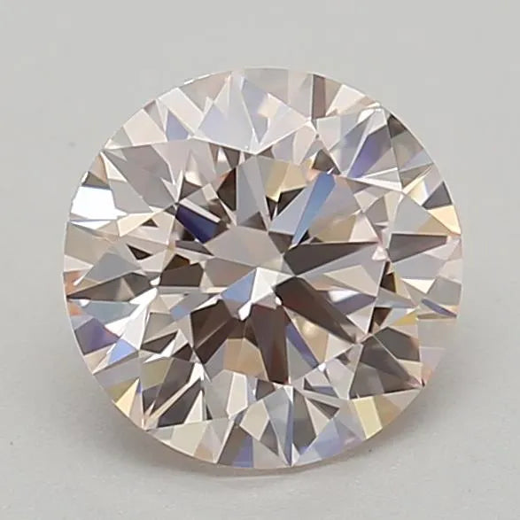 0.90ct Round Lab Grown Diamond (Colour Fancy Light Pink, Clarity VS1, Cut ID, IGI Certified)