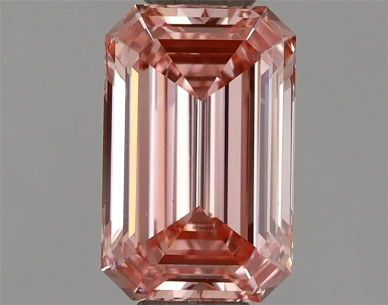 0.91ct Emerald Lab Grown Diamond (Colour Fancy Intense Pink, Clarity VS1, IGI Certified)