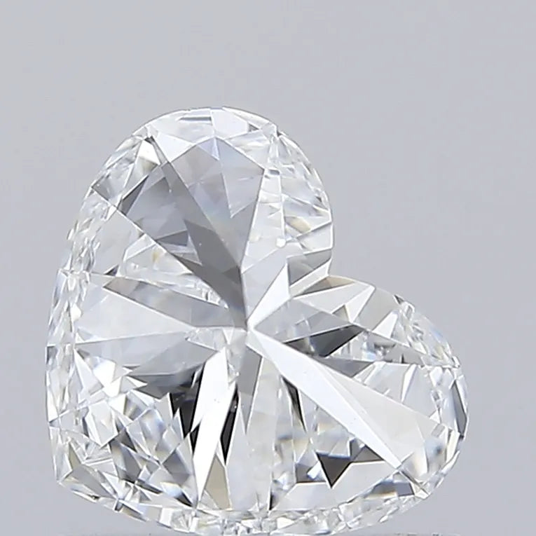 0.91ct Heart Lab Grown Diamond (Colour D, Clarity VVS2, IGI Certified)