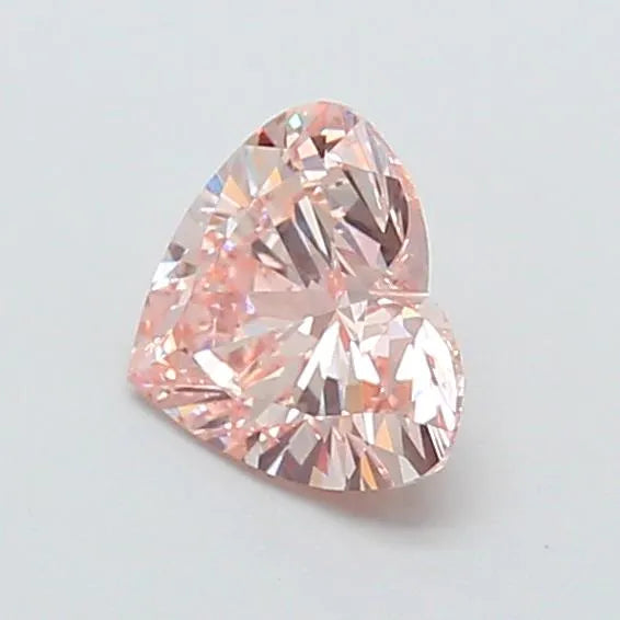 0.91ct Heart Lab Grown Diamond (Colour Fancy Pink, Clarity VS1, IGI Certified)