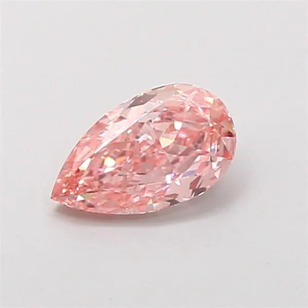 0.91ct Pear Lab Grown Diamond (Colour Fancy Intense Pink, Clarity VS2, IGI Certified)