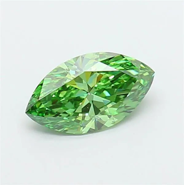 0.93ct Marquise Lab Grown Diamond (Colour Fancy Vivid Green, Clarity VS1, IGI Certified)