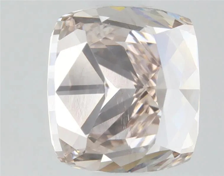 0.94ct Cushion modified Natural Diamond (Colour Fancy Pinkish Brown, Clarity VS1, Cut EX, GIA Certified)