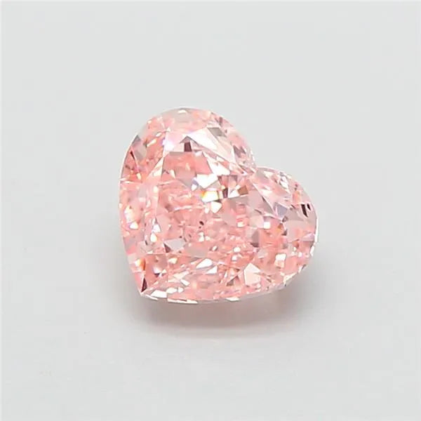 0.96ct Heart Lab Grown Diamond (Colour Fancy Intense Pink, Clarity SI1, IGI Certified)