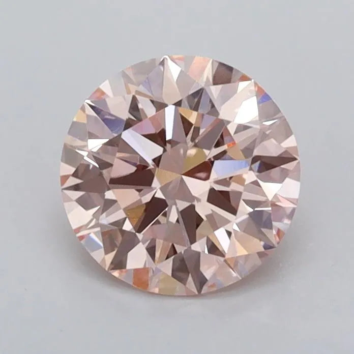 0.97ct Round Lab Grown Diamond (Colour Fancy Intense Pink, Clarity VVS2, Cut ID, IGI Certified)