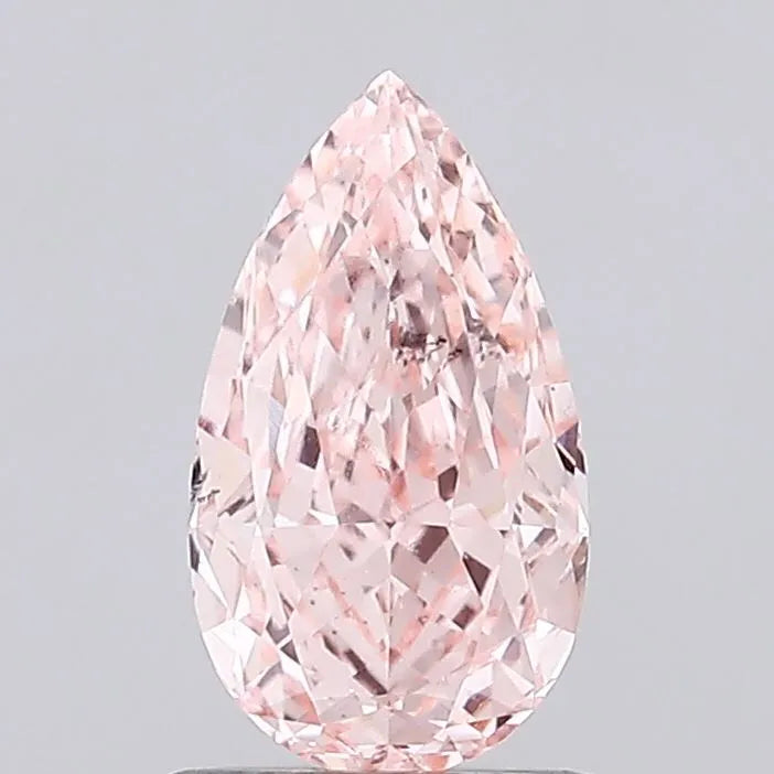 0.98ct Pear Lab Grown Diamond (Colour Fancy Intense Pink, Clarity VS2, IGI Certified)