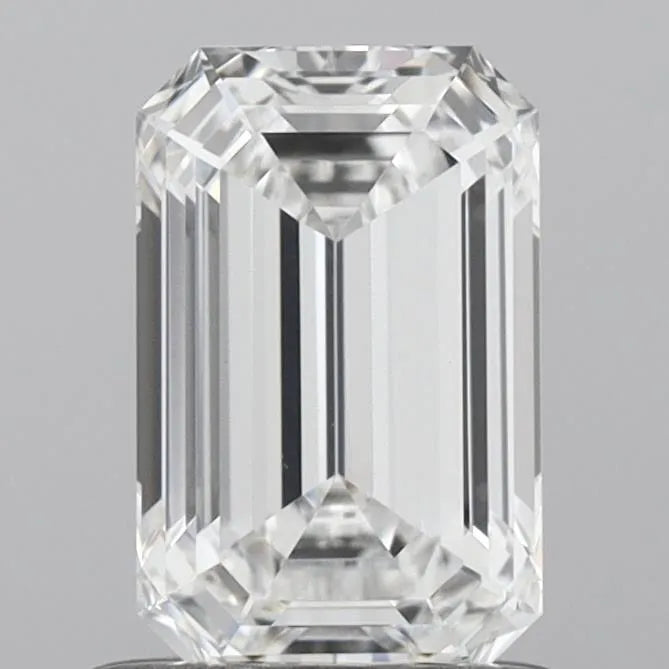 0.99ct Emerald Lab Grown Diamond (Colour E, Clarity VVS2, IGI Certified)