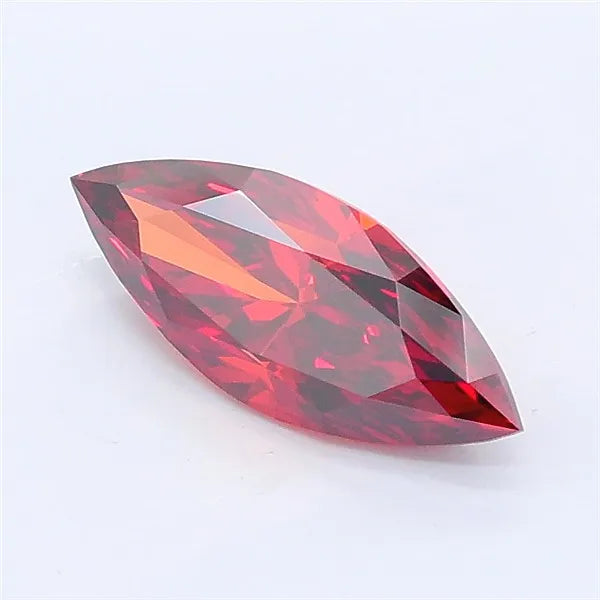 0.99ct Marquise Lab Grown Diamond (Colour Fancy Deep Orange, Clarity VVS2, IGI Certified)