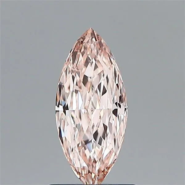 1.03ct Marquise Lab Grown Diamond (Colour Fancy Light Pink Brown, Clarity VVS2, IGI Certified)