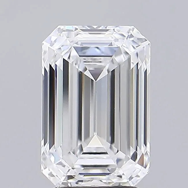 3.31ct Emerald Lab Grown Diamond (Colour D, Clarity VVS2, IGI Certified)