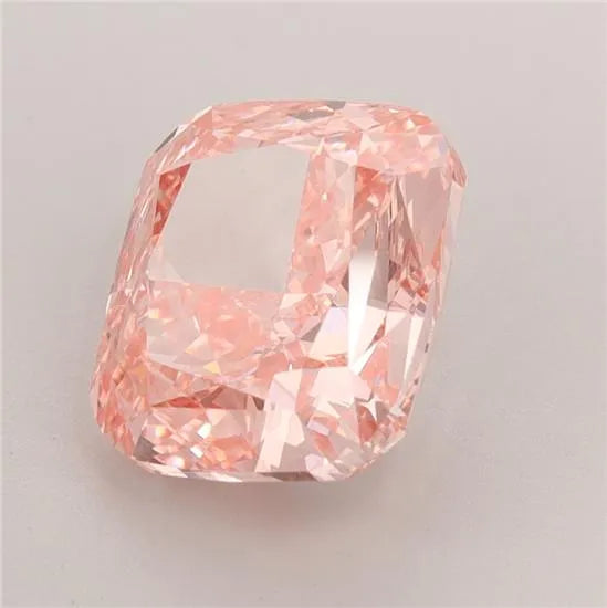 3.24ct Cushion modified Lab Grown Diamond (Colour Fancy Vivid Pink, Clarity VS1, IGI Certified)