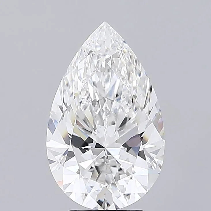 4.04ct Pear Lab Grown Diamond (Colour F, Clarity VVS2, IGI Certified)