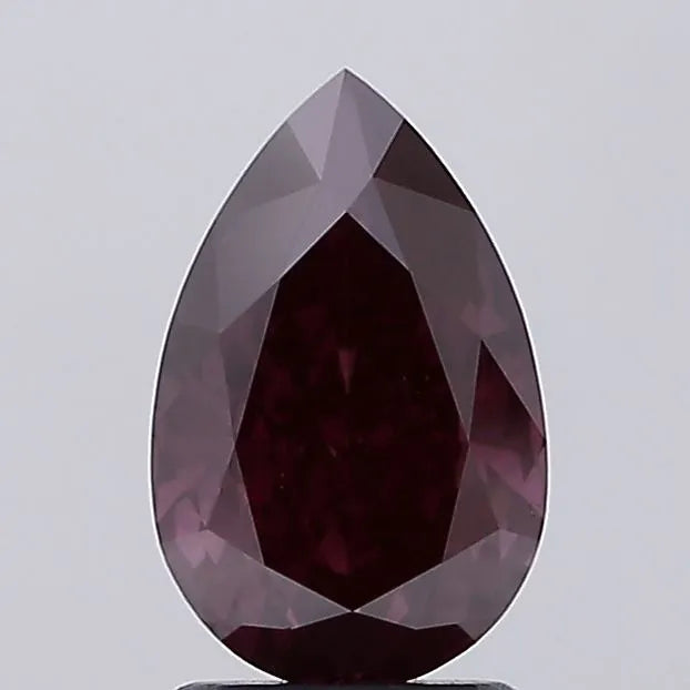 2.14ct Pear Lab Grown Diamond (Colour Fancy Deep Pink, Clarity VS1, IGI Certified)