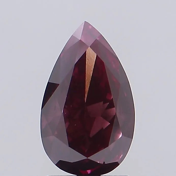 1.78ct Pear Lab Grown Diamond (Colour Fancy Vivid Pink, Clarity VS2, Uncertified)