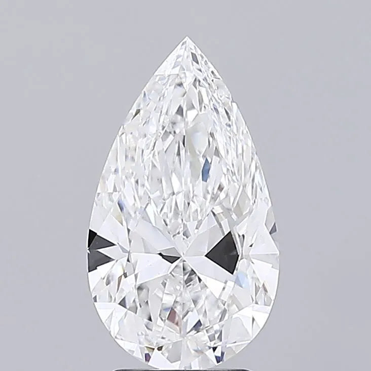 3.03ct Pear Lab Grown Diamond (Colour F, Clarity VVS2, IGI Certified)