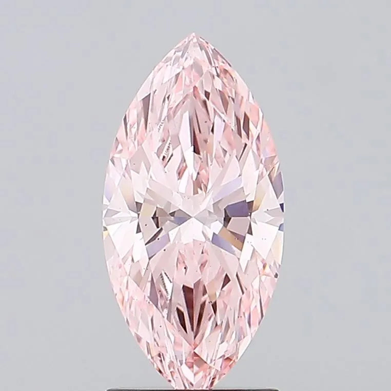 1.87ct Marquise Lab Grown Diamond (Colour Fancy Intense Pink, Clarity VS2, IGI Certified)