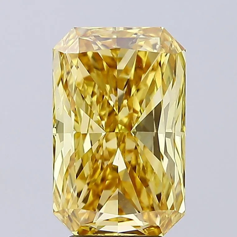 5.08ct Radiant Lab Grown Diamond (Colour Fancy Intense Yellow, Clarity VS1, IGI Certified)