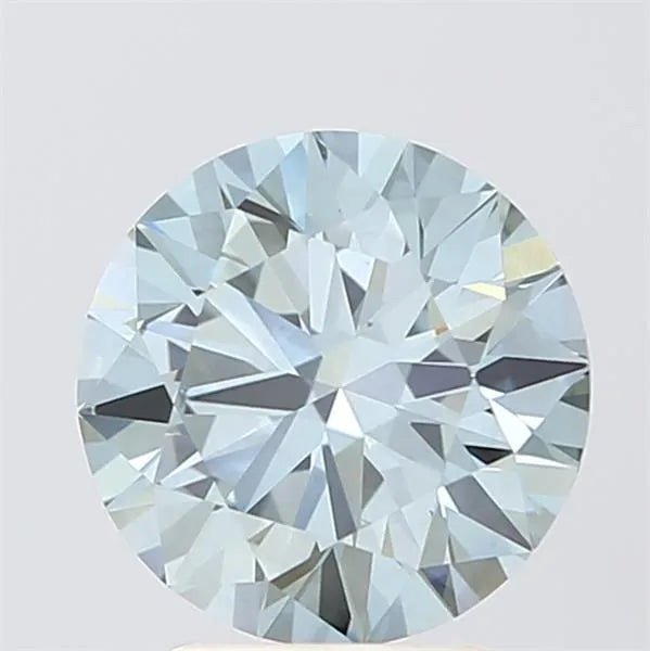 2.50ct Round Lab Grown Diamond (Colour Fancy Intense Blue, Clarity VVS2, Cut ID, IGI Certified)