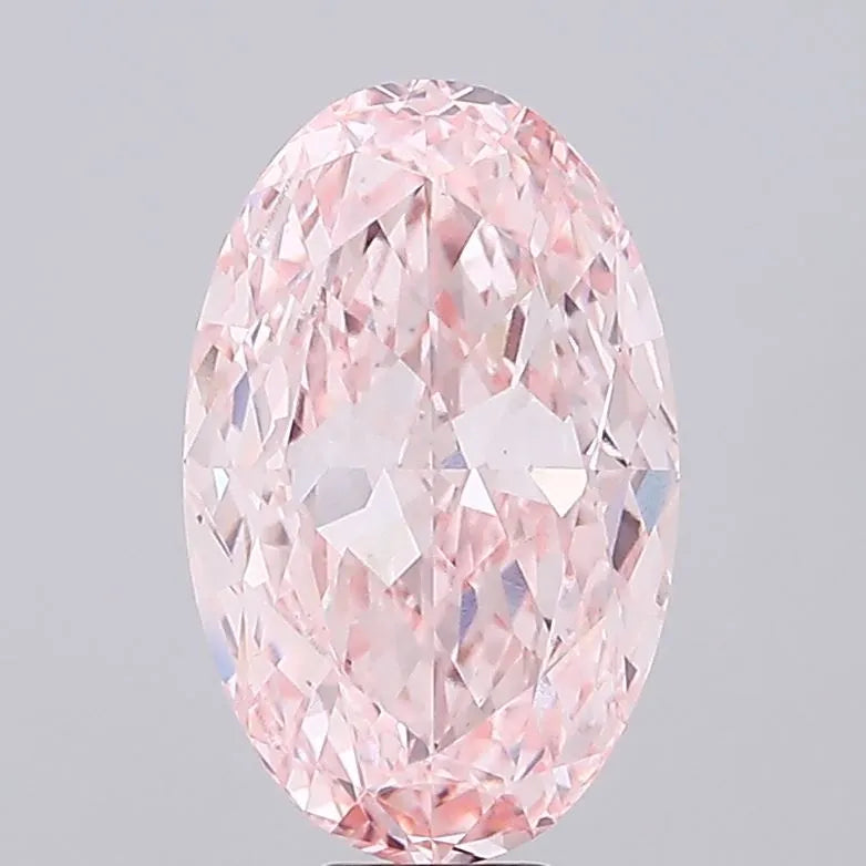 14.52ct Oval Lab Grown Diamond (Colour Fancy Intense Pink, Clarity VS1, IGI Certified)