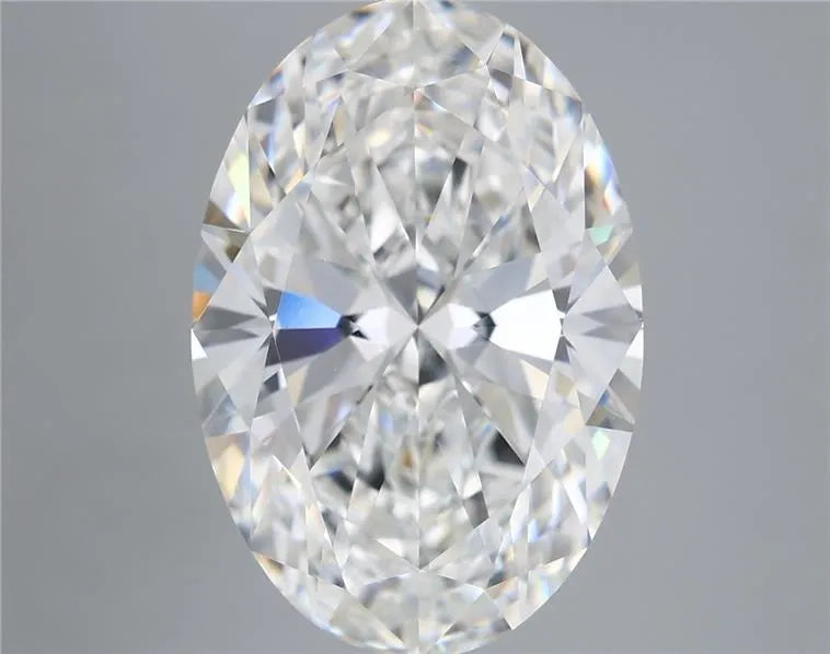 7.42ct Oval Lab Grown Diamond (Colour F, Clarity VVS2, IGI Certified)