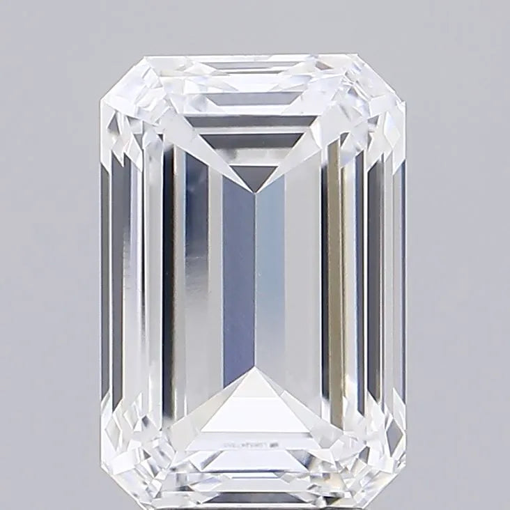 3.81ct Emerald Lab Grown Diamond (Colour D, Clarity VVS2, IGI Certified)