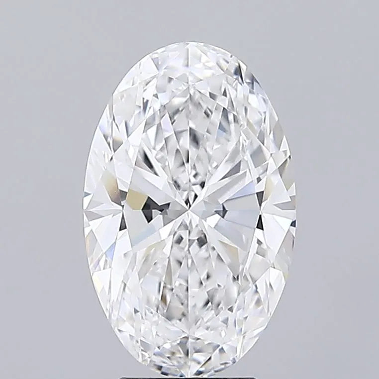 4.01ct Oval Lab Grown Diamond (Colour D, Clarity VVS2, IGI Certified)
