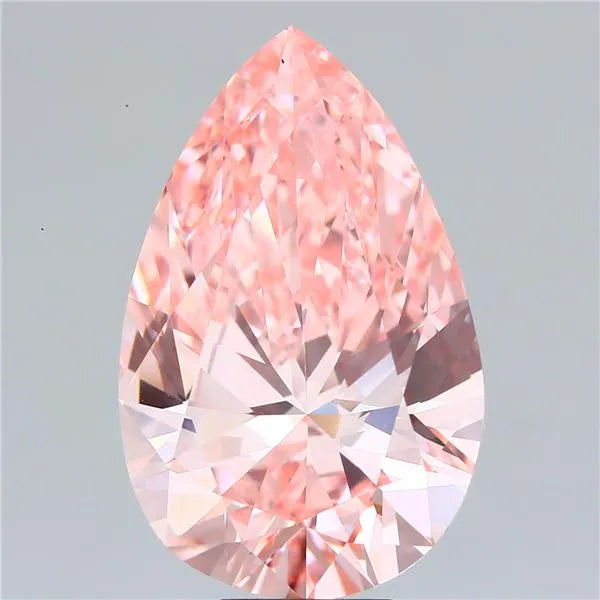 8.03ct Pear Lab Grown Diamond (Colour Fancy Vivid Pink, Clarity VVS2, IGI Certified)