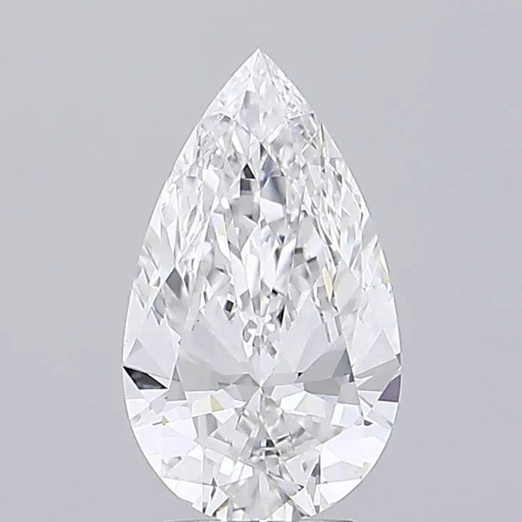 3.01ct Pear Lab Grown Diamond (Colour F, Clarity VVS2, IGI Certified)