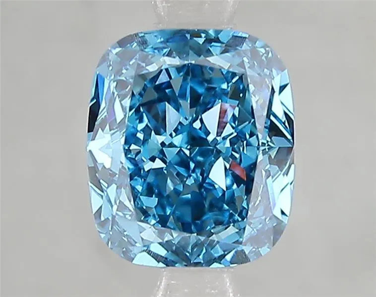 2.03ct Cushion modified Lab Grown Diamond (Colour Fancy Vivid Blue, Clarity VVS2, IGI Certified)